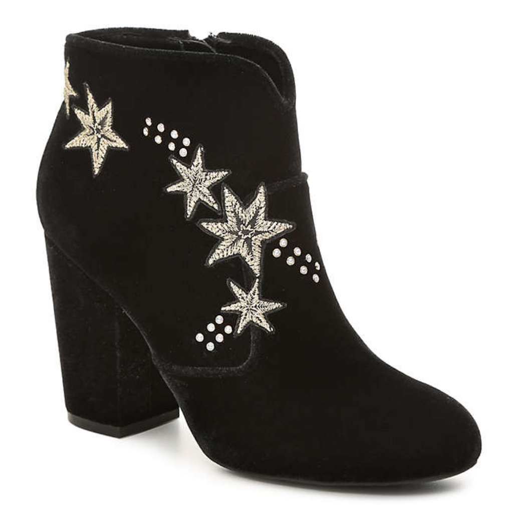 Mix No. 6 Izadora Black Velvet Booties